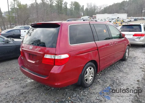 2006 Honda Odyssey Ex-L z USA, uszkodzony, nr VIN 5FNRL38616B059321